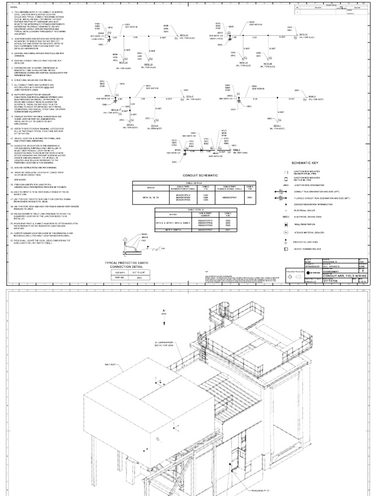 Conduit Arrangement Field Wiring | PDF | Electrical Wiring | Electricity