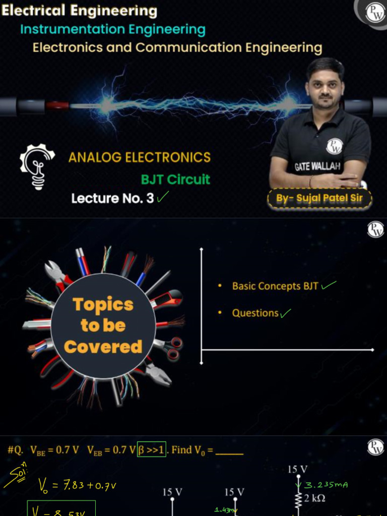 BJT Circuit 03 Class Notes | PDF