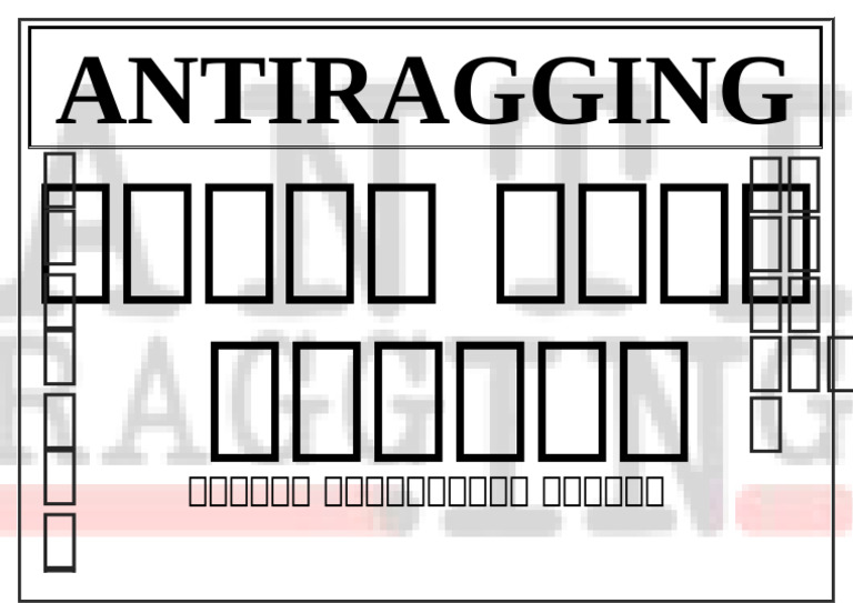 Anti Ragging | PDF