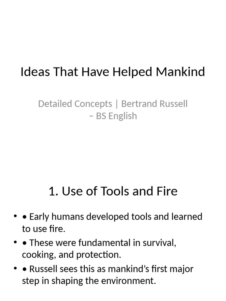 Key Ideas That Shaped Humanity | PDF