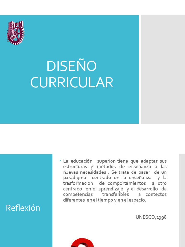 01 Diseño Curricular | PDF | Plan de estudios | Diseño
