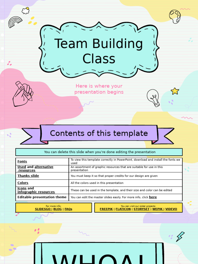 Team Building Class for Elementary _ by Slidesgo | PDF | Planets ...