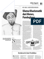 KH. Mas Abdurrahman: 'Ulama Kharismatik Dari Pandeglang