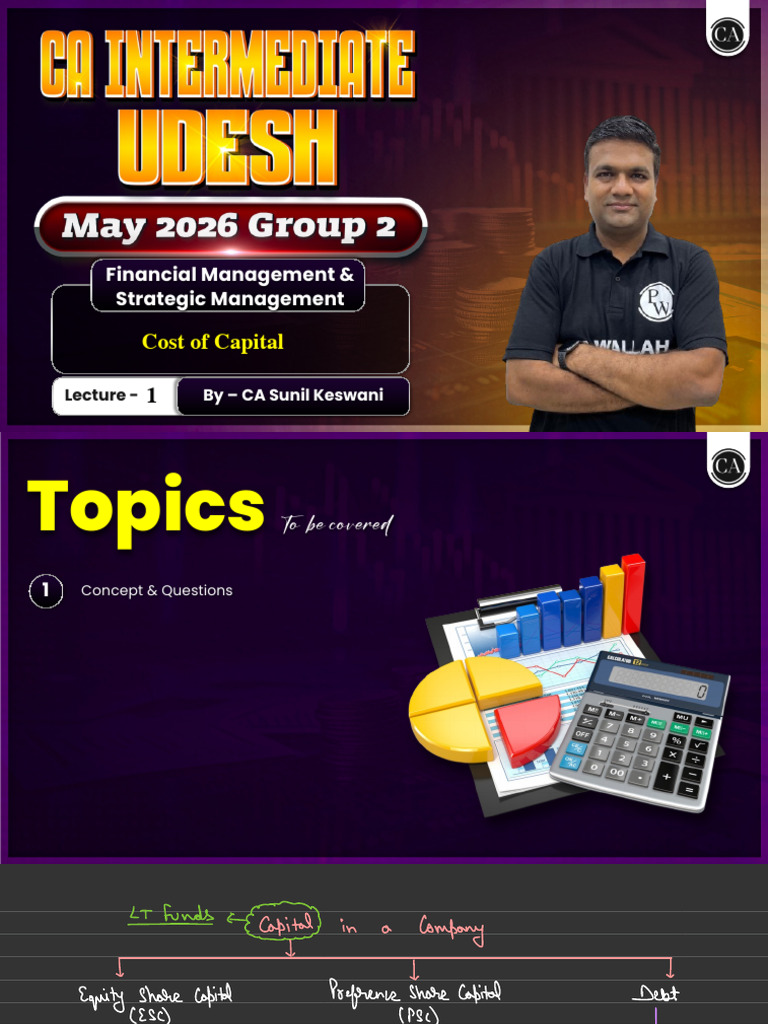 Financial Management: Cost of Capital Guide | PDF