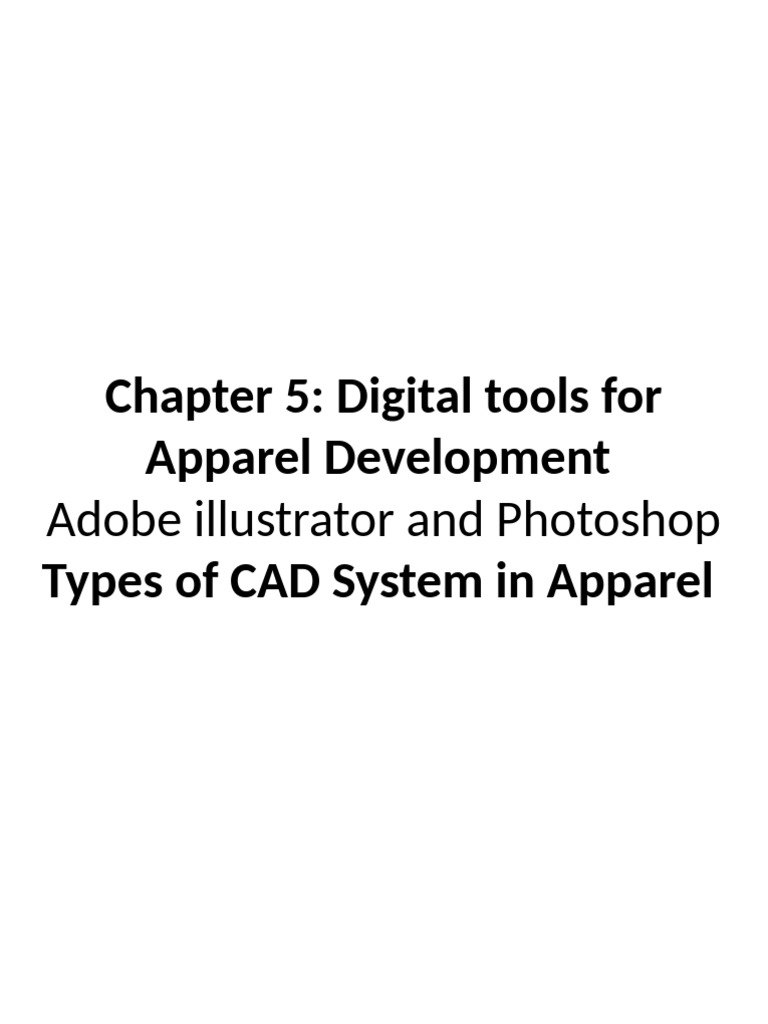Digital Tools for Apparel Design | PDF | Textiles | Knitting