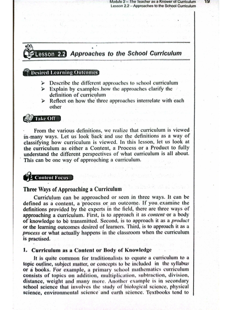 Lesson 2.2 - SCH Curr | PDF