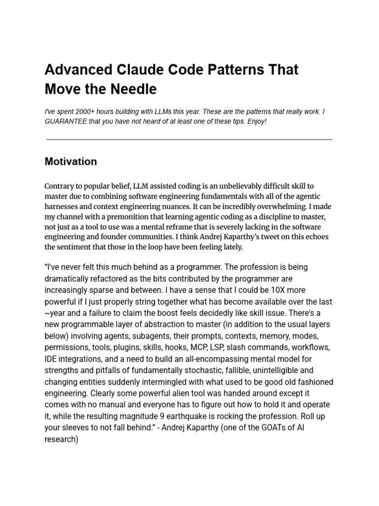 Mastering Advanced Claude Coding Tips | PDF | Command Line Interface ...