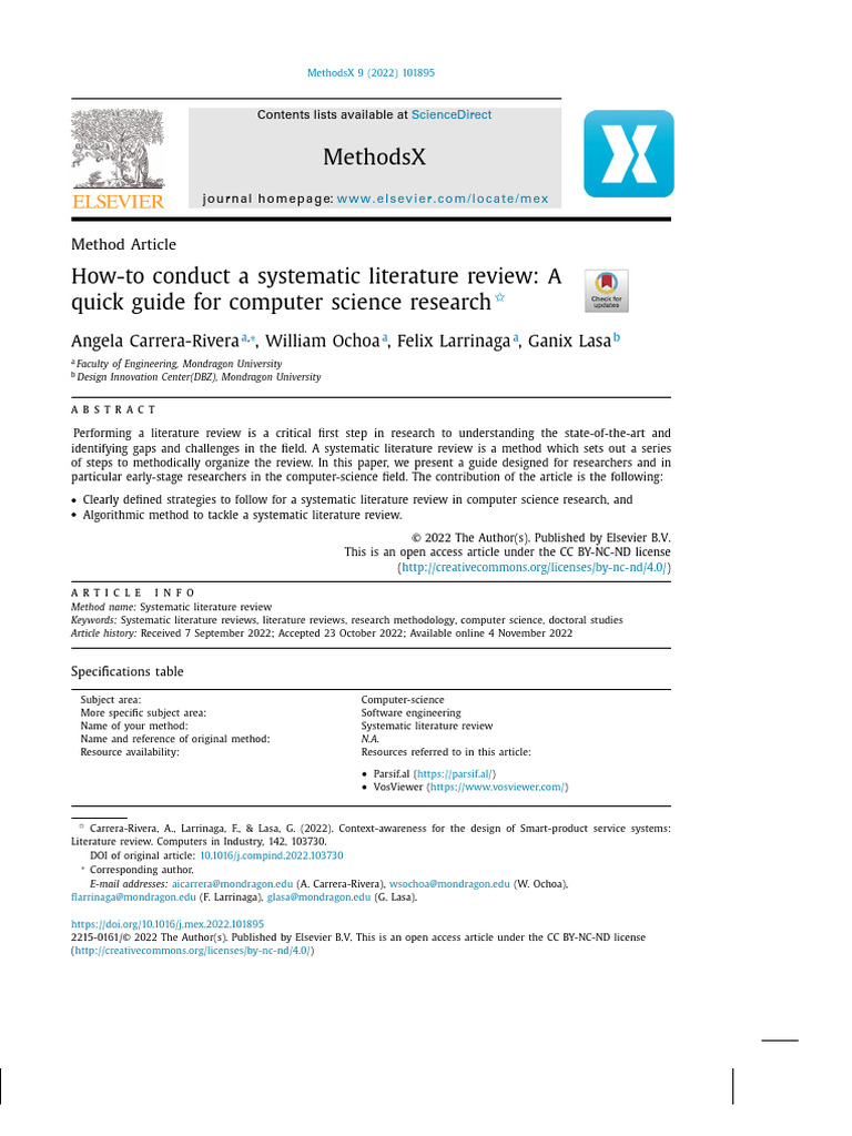 How-To Conduct a Systematic Literature Review | PDF | Databases | Data