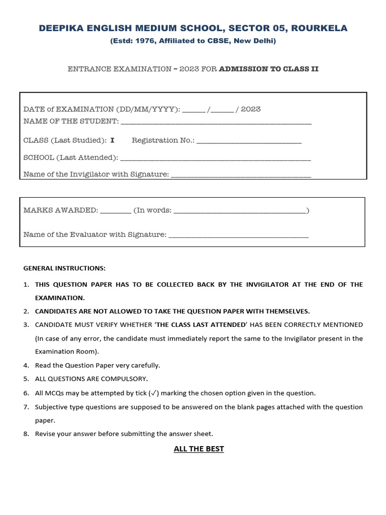 Et Class II Final | PDF