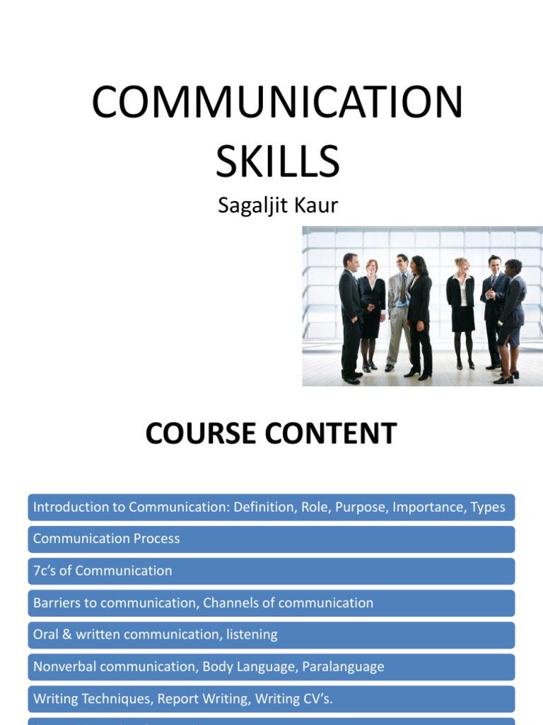 Introduction to Communication Skills | PDF | Telegraphy | Communication