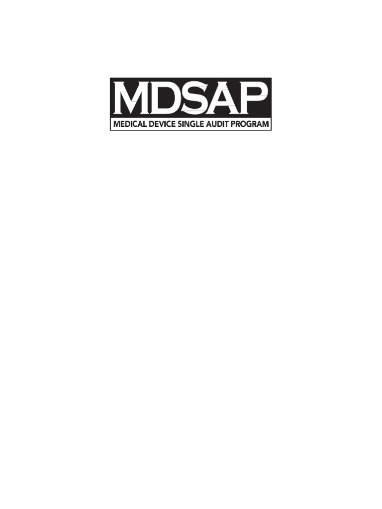 MDSAP Certification Document Guidelines | PDF | Medical Device ...