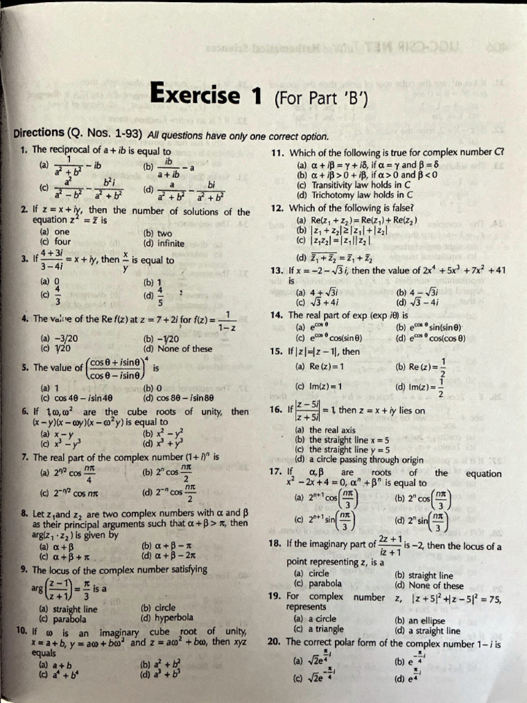 Complex Numbers & Analytic Functions | PDF
