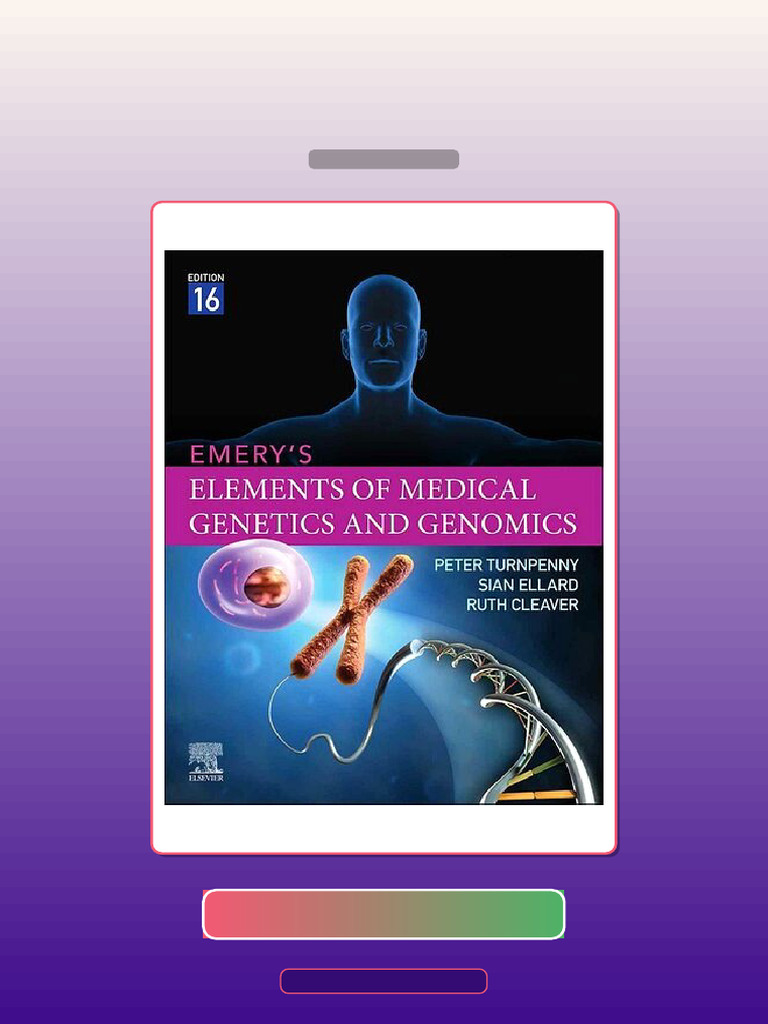 Emerys Elements of Medical Genetics eBook Turnpenny E-book Testbank ...