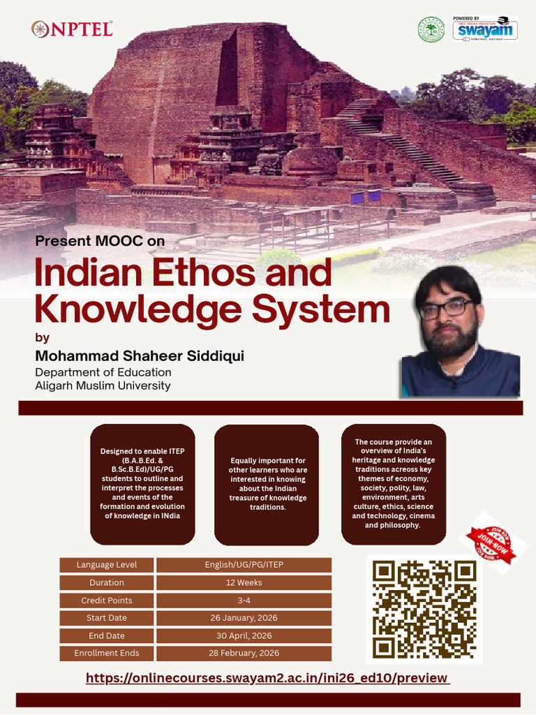Indian Knowledge Systems Course Overview | PDF