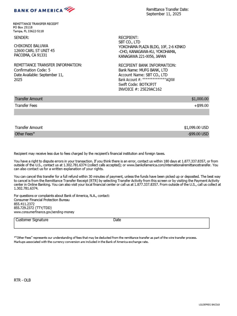 Remittance Transfer Receipt Details | PDF | Receipt | Banks
