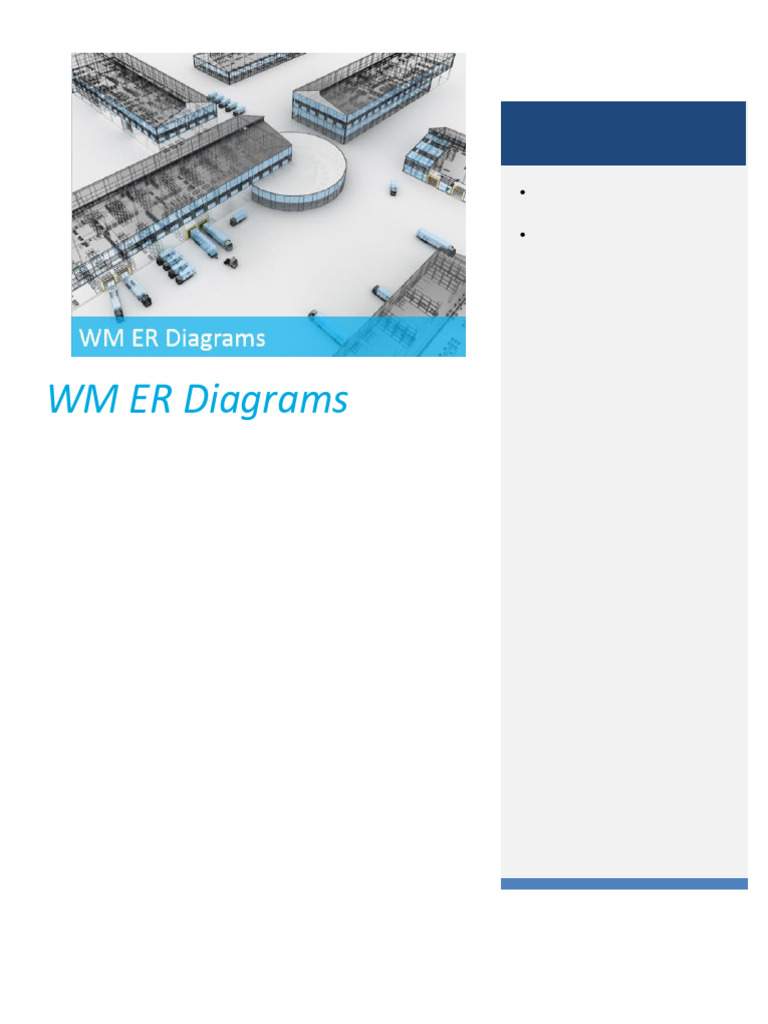 Warehouse Management ER Diagrams Guide | PDF | Warehouse | Inventory