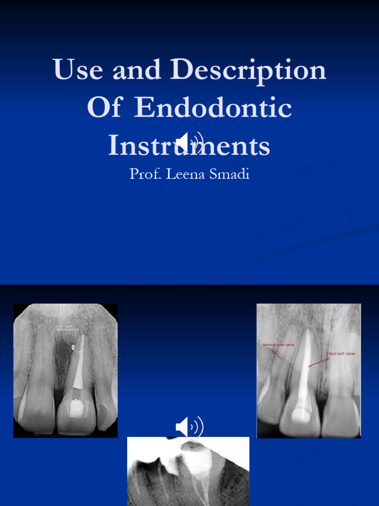 Endodontic Instruments2 2020.Pptx | PDF