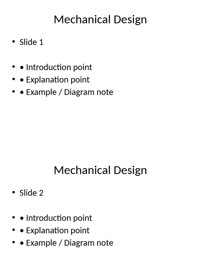 Comprehensive Guide to Mechanical Design | PDF