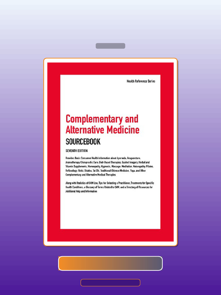 Test Bank for Complementary and Alternative Medicine Sourcebook 7th ...