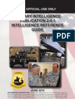 Military Intelligence Publication 2-0.1 - Intelligence Reference Guide (FOUO) (June 2010)