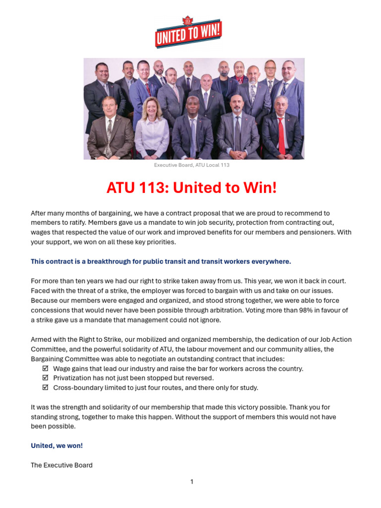 20240608 ATU Local 113 - Contract Highlights for Ratification Vote ...