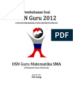 Download Pembahasan Soal OSN Guru Matematika SMA 2012 Tingkat Provinsi by Moh Aunur Rofik Zarkasi SN98639507 doc pdf
