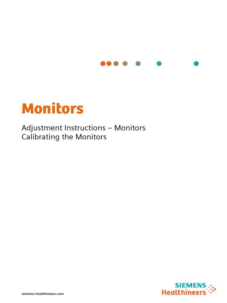 Monitor Calibration Instructions | PDF | Computer Monitor | Display ...