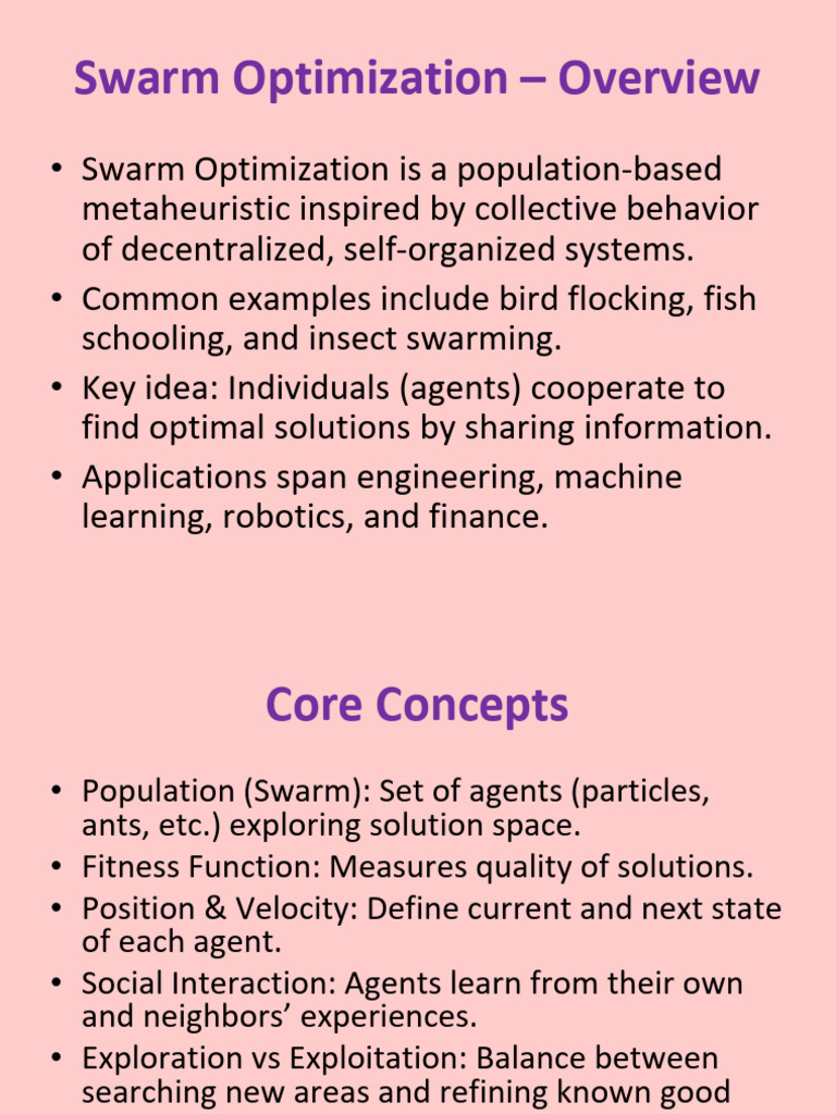 5. Swarm_Optimization | PDF | Algorithms | Applied Mathematics