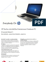 Ficha Técnica Hp Pavilion Dv6 6b03ss