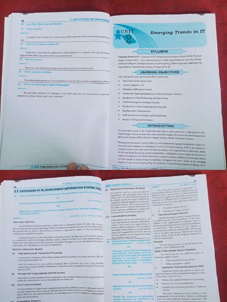 IT Unit 2 | PDF