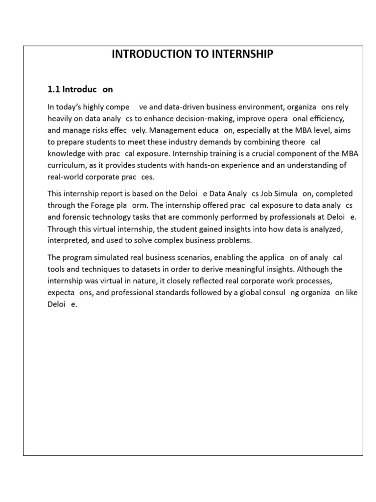 training report of data analytics | PDF | Data Analysis | Data