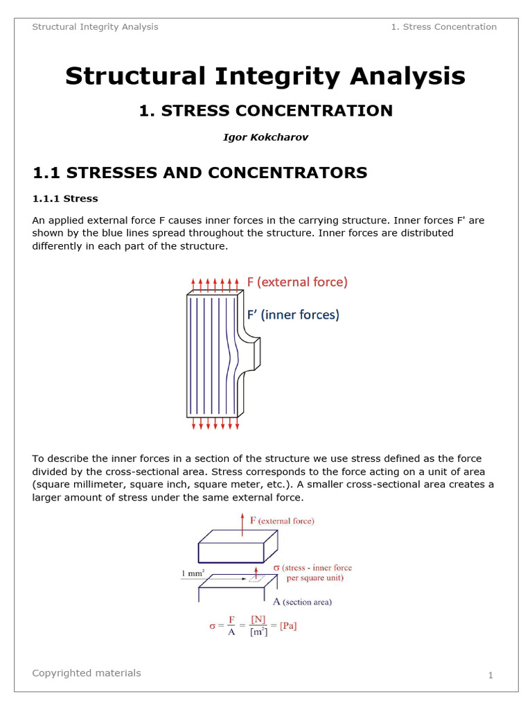Stress Concentration in Structural Analysis | PDF | Fracture ...