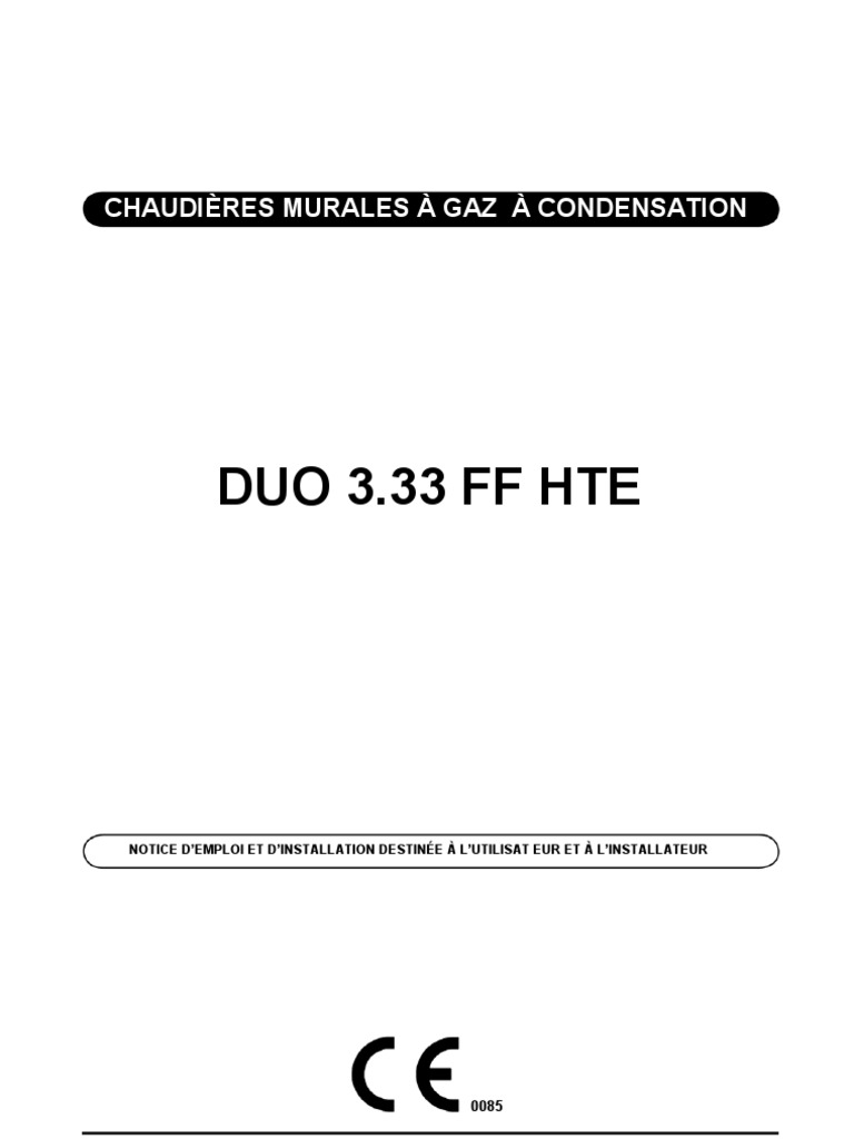 Notice Chaudière Chappée Initia Duo 3.33 FF PDF Chaudière Automation — free download