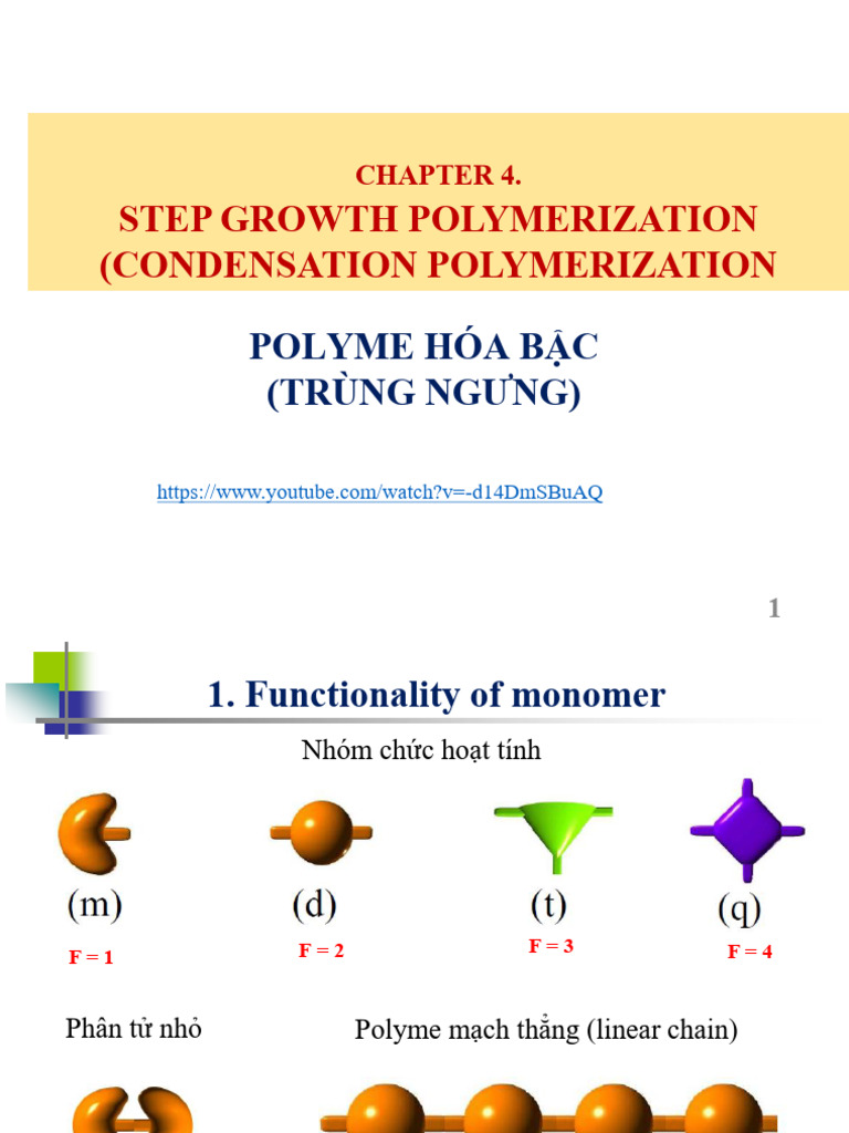 (Chapter 4) General Polymer Chemistry | PDF