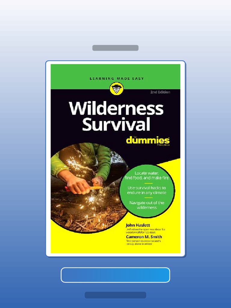 Wilderness Survival for Dummies 2nd Edition John Haslett E-book ...