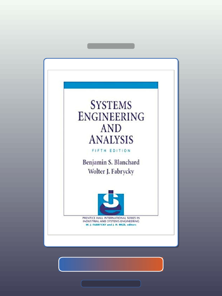 Test Bank for Systems Engineering and Analysis 5th Edition by Benjamin ...