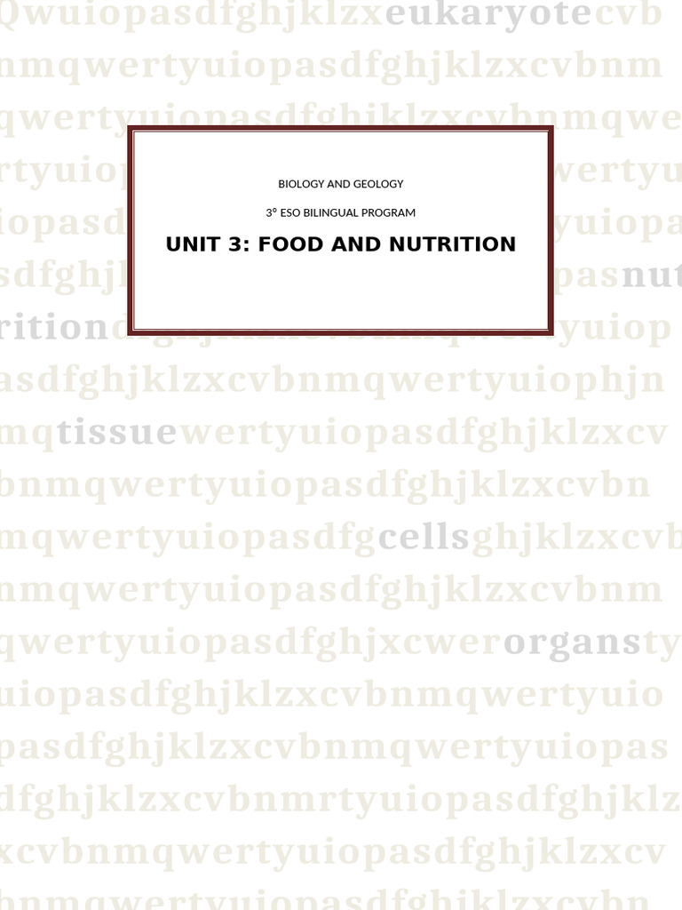 UNIT 3 | PDF | Food Energy | Foods