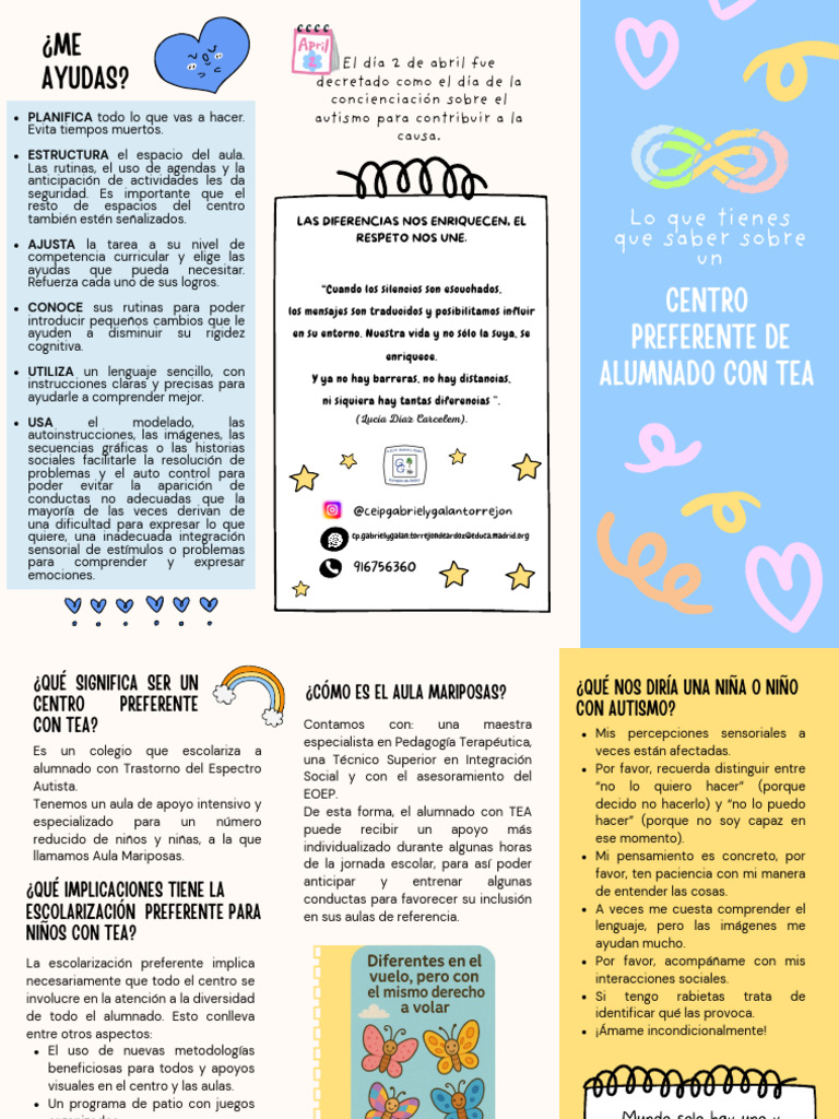 Inclusión y Apoyo para Alumnos con TEA | PDF | Autismo | Neurociencia