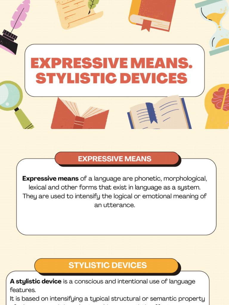 Expressive Means | PDF