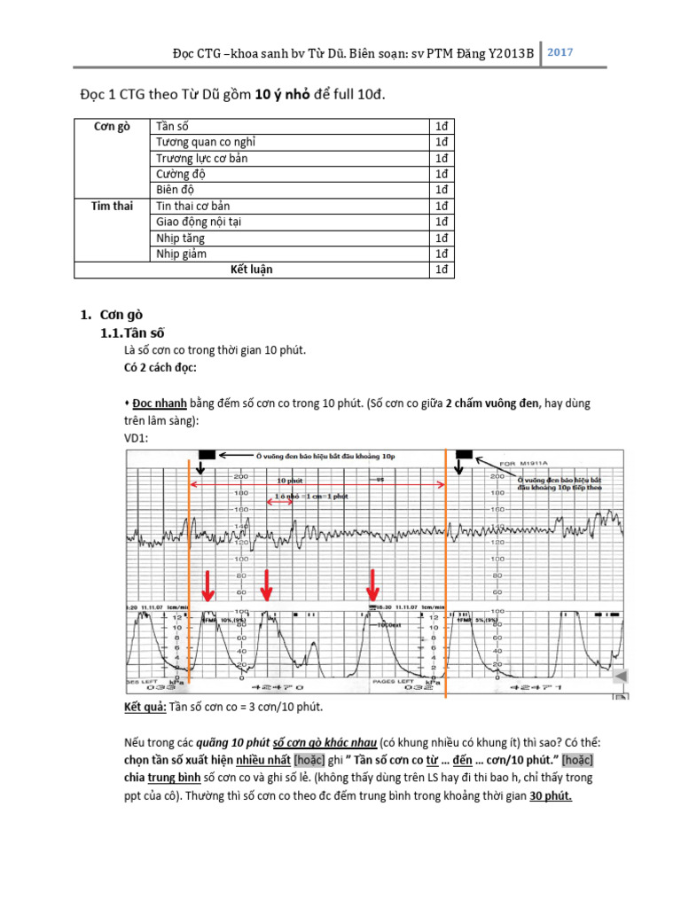 Hướng-dẫn-chi-tiết-đọc-CTG | PDF