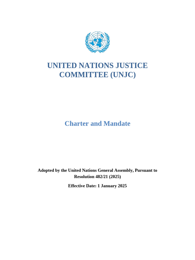 UN Justice Committee Charter Overview | PDF | United Nations ...