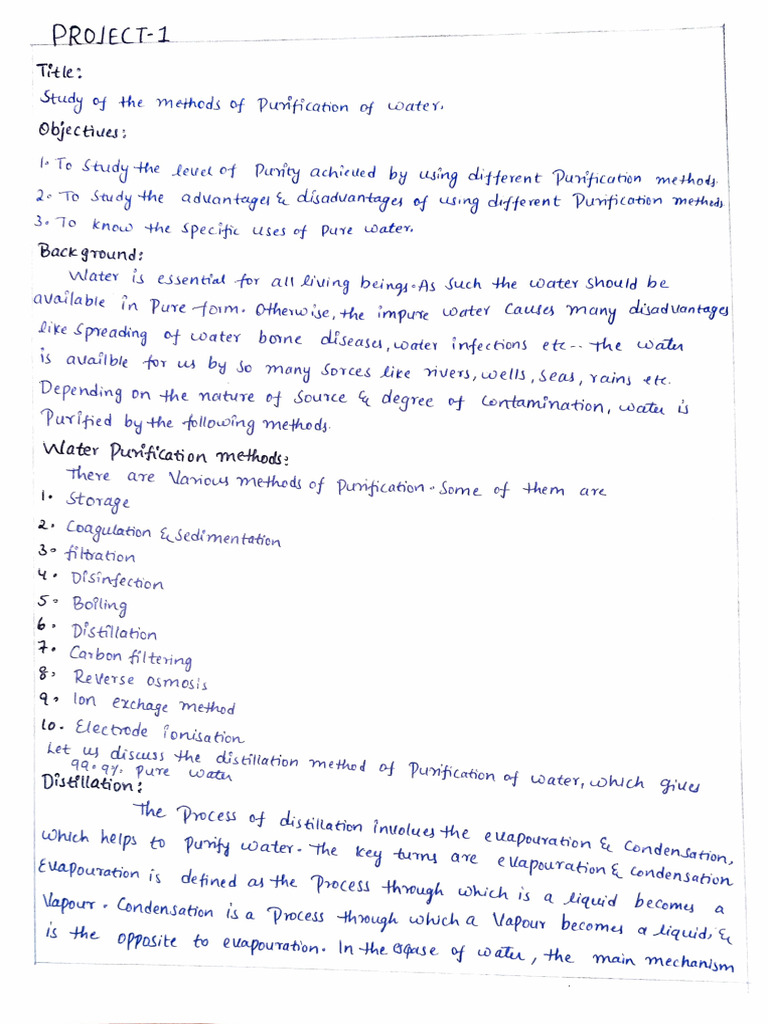 Chemistry Project Work | PDF