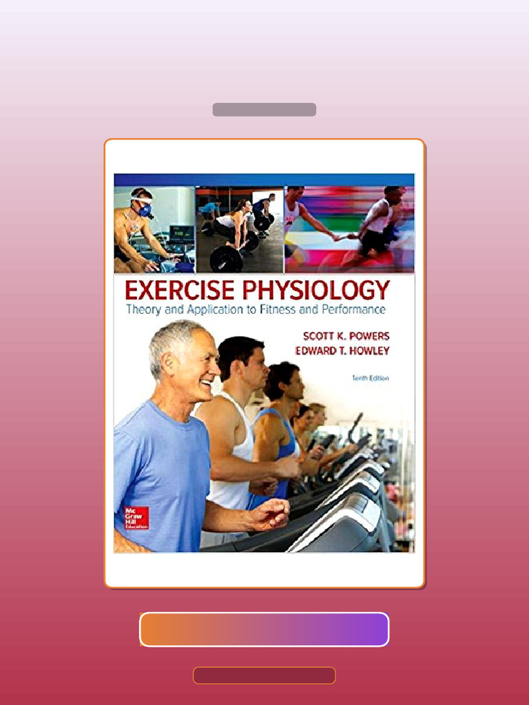 ETextbook PDF for Exercise Physiology Theory and Application to Fitness ...
