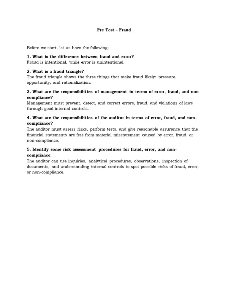 Week 5 Pre Test | PDF