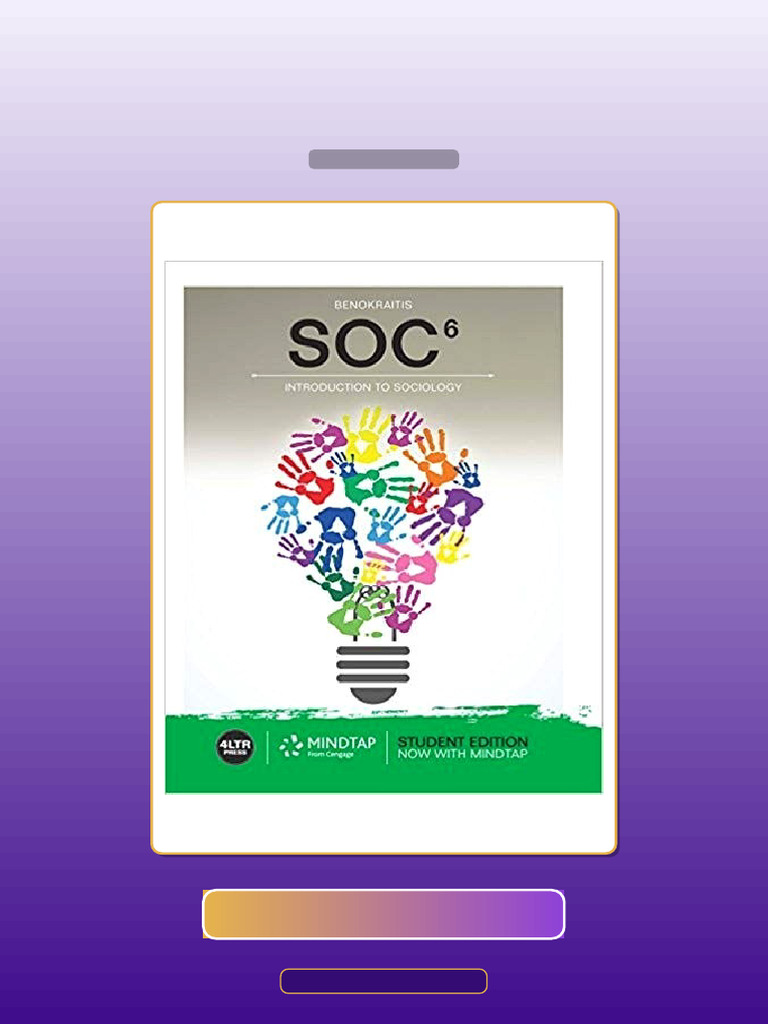 ETextbook PDF for SOC 6th Edition by Nijole v Benokraitis E-book ...