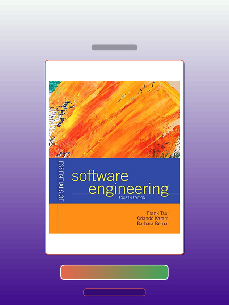 Essentials of Software Engineering 4th Edition E-book Testbank ...