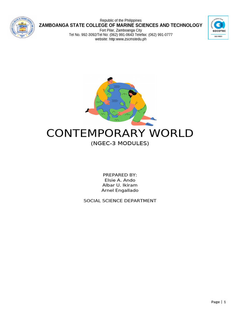 Contemporary World Module Overview | PDF | Globalization | Singapore