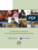 AFWA - The Benefits To Business From Hunting and Fishing Excise Taxes - 2011