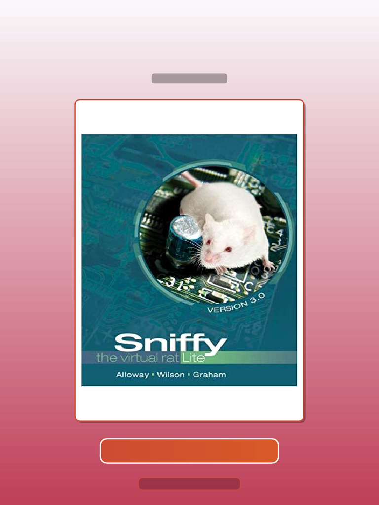 Sniffy the Virtual Rat Lite Version 30 3rd Edition E-book Testbank Solutions | PDF | Multiple Choice
