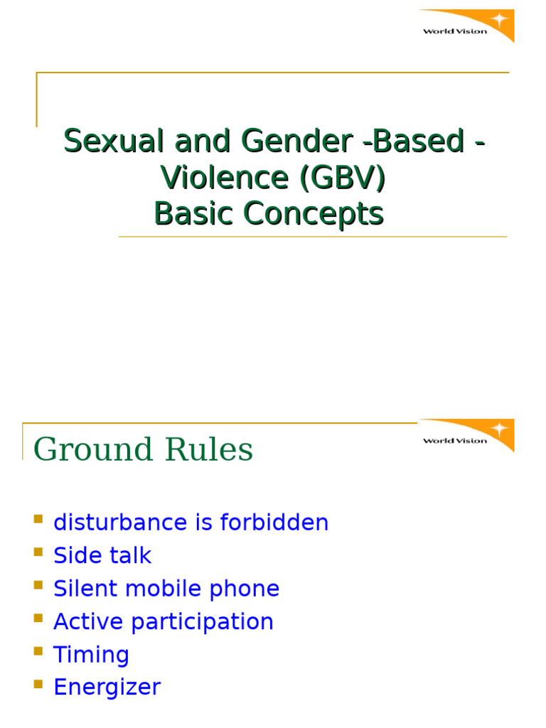 Understanding Gender-Based Violence | PDF | Violence | Domestic Violence